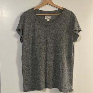 Large heather grey Current Elliot Relaxed Heather Grey Tee